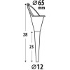 Lampa ���� �������� �� ����� ����� ��������� �65/ 12mm Funnyl - 1 TEM. - (67028)