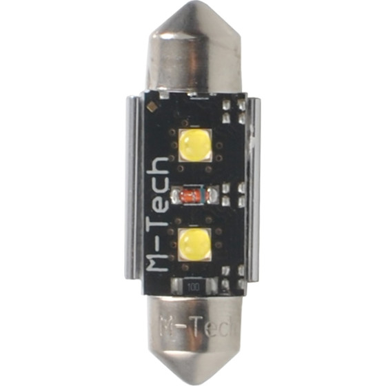 M-Tech C5W SV8.5 Canbus 12V 3,2W 420lm 41mm 2xHp Led Osram Opto ����� Blister 2���. - (LB814W)