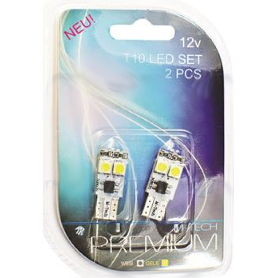 M-Tech ����� W5W 4xSmd 5050 Canbus 12V ����� 2��� - (LB313W)