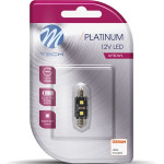 M-Tech �������� ����������� C5W 12V SV8.5 3,2W 420lm 41mm 2xHp Led Osram ����� Blister 1���. - (LB814W-01B)