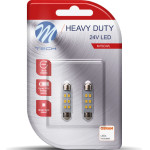 M-Tech �������� ����������� C5W 24V SV8,5 41mm Osram Led 6xSMD2835 ����� Heavy Duty Blister 2���. - (LB9105W)