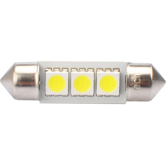 M-Tech �������� ����������� C5W/C10W 12V 0,72W SV8,5 36mm CAN-Bus Led 3xSMD5050 Premium ����� Blister 2��� - (LB310W)