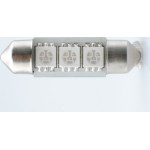 M-Tech �������� ����������� C5W/C10W 12V 0,72W SV8,5 36mm CAN-Bus Led 3xSMD5050 Premium ���� Blister 2��� - (LB310B)