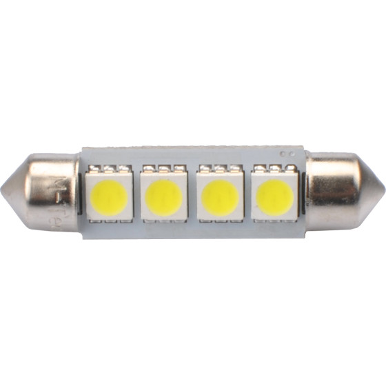 M-Tech �������� ����������� C5W/C10W 12V 0,96W SV8,5 41mm CAN-Bus Led 4xSMD5050 Premium ����� Blister 2��� - (LB311W)