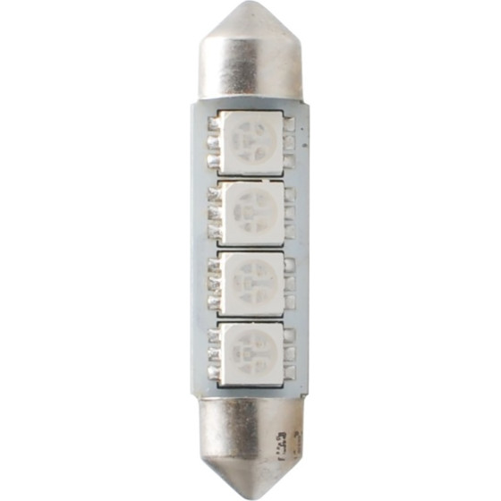 M-Tech �������� ����������� C5W/C10W 12V 0,96W SV8,5 41mm CAN-Bus Led 4xSMD5050 Premium ���� Blister 2���. - (LB311B)
