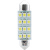 M-Tech �������� ����������� C5W/C10W 12V 0,96W SV8,5 41mm Premium Led 12xSMD3528 ����� 1���. - (L030W)