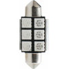M-Tech �������� ����������� C5W/C10W 12V 1,44W SV8,5 36mm CAN-BUS+Radiator Led 6xSMD5050 Premium ���� 1���. - (L306B)