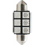 M-Tech �������� ����������� C5W/C10W 12V 1,44W SV8,5 36mm CAN-BUS+Radiator Led 6xSMD5050 Premium ���� 1���. - (L306B)