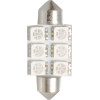M-Tech �������� ����������� C5W/C10W 12V 1,44W SV8,5 36mm Premium Led 6xSMD5050 ���� - 1 ���. - (L052B)