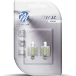 M-Tech �������� ����������� C5W/C10W 12V 1,44W SV8,5 41mm Premium Led 9xSMD5050 ����� Blister 2���. - (LB059W)