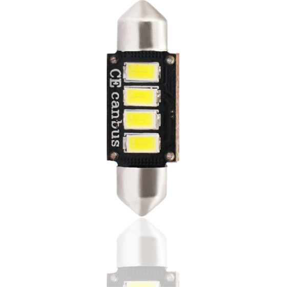 M-Tech �������� ����������� C5W/C10W 12V 2W SV8,5 36mm CAN-BUS+Radiator Led 4xSMD5730 ����� Blister 1��� - (LB334W-01B)