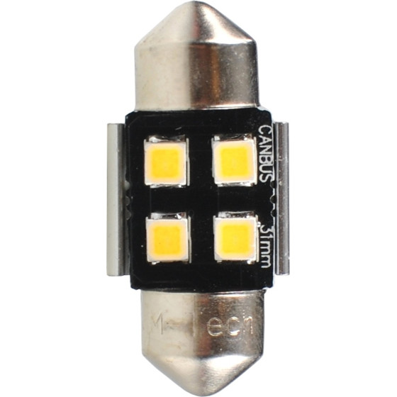 M-Tech �������� ����������� C5W/C10W 12V SV8.5 0,5W 31mm 4xSMD2835 Led Osram CAN-Bus ����� 2���. - (LB345W)