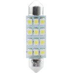 M-Tech �������� ����������� C5W/C10W 12V SV8.5 41mm 1,5W 12xSMD2835 Led Osram ���� Blister 2���. - (LB030B)