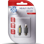 M-Tech �������� ����������� C5W/C10W 24V 1W SV8,5 36mm Led CAN-Bus 3xSMD5050 ����� Blister 2���. - (LB9310W)