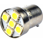 M-Tech ����� Ba15s (R10W /P21W) 5xSmd 5050 12V ����� 2��� - (LB075W)