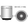 M-Tech ����� Ba15s (R10W /P21W) 5xSmd 5050 12V ����� 2��� - (LB075W)