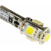 M-Tech ����� W5W 5xSmd 5050 �� CAN-Bus 12V ����� 2���. - (LB321W)