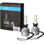 M-Tech H1 Led Set C6 9-32V 6.500K 10.000lm 4 X 10W ����� �� Cob Epistar 1021 Led ��� ������������ - 2 ���. - (LSC1)