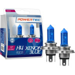 M-Tech H4 12V 60/55W P43t 5.000K Powertec Xenon Blue - 2���. - (PTZXB4-DUO)