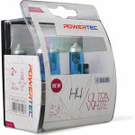 M-Tech H4 12V 60/55W P43t-38 Powertec Ultra White 2���. - (PTZUW4-DUO)