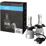 M-Tech H4 Led Set C6 9-32V 6.500K 10.000lm 4 X 10W ����� �� Cob Epistar 1021 Led ��� ������������ - 2 ���. - (LSC4)