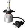 M-Tech H4 Led Set C6 9-32V 6.500K 10.000lm 4 X 10W ����� �� Cob Epistar 1021 Led ��� ������������ - 2 ���. - (LSC4)