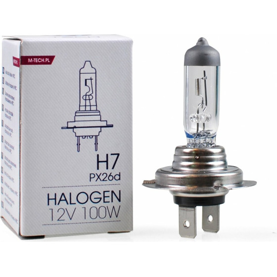 M-Tech H7 12V 100W PX26d Standard �������� 1���. - (Z79)