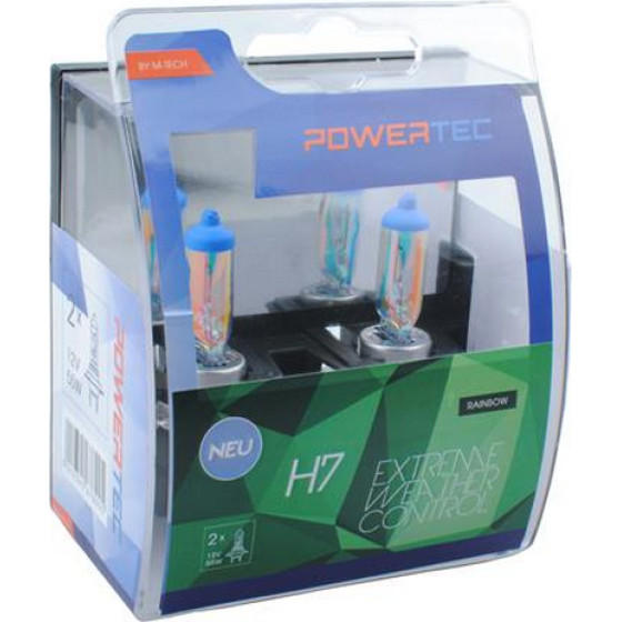 M-Tech H7 12V 55W ����� Rainbow 2��� - (PTZEWC7-DUO)
