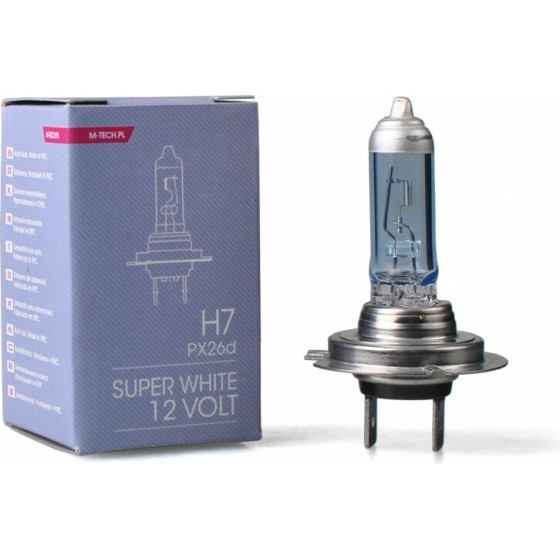 M-Tech H7 12V 55W PX26d Color Superwhite 1���. - (ZSW7)