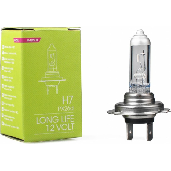 M-Tech H7 12V 55W PX26d Long Life �������� 1���. - (ZLL7)