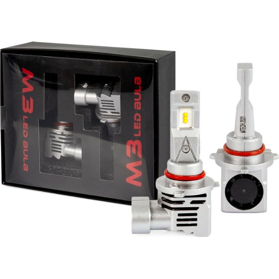 M-Tech HB3 9005 12/24V 6.500K 5.000lm 50W CSP1860 M3 Led Lsas Series ������/������������ - 2 ���. - (LSAL5)