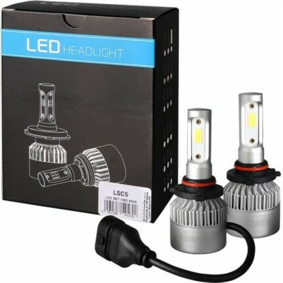 M-Tech HB3 9005 9-32V 6.500K 10.000lm 4x10W Cob ����� Led Epistar 1021 C6 Kit �� ������������ - 2 ���. - (LSC5)