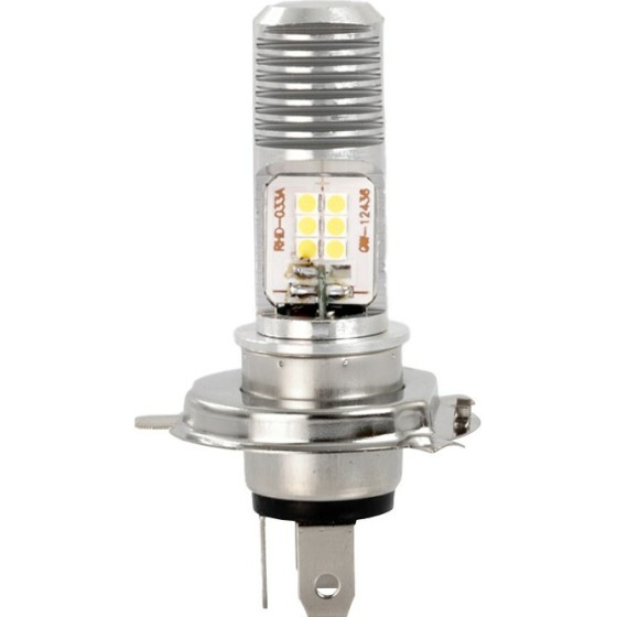 M-Tech HS1 12V PX43t 12W 12x3030SMd Led 1.200lm 6.000K - 1 ���. - (LB554W-01B)