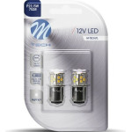 M-Tech P21/5W 12V BAY15d 1,6W 21xSMD2835 Led ����� Blister 2���. - (LB113W)