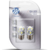 M-Tech P21/5W 12V BAY15d Led 18xFlux 5mm 1,2W Premium ����� (��������) Blister 2���. - (LB089W)