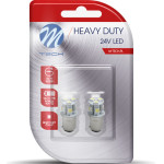 M-Tech P21/5W 24V BAY15d Led 8xSMD5050 0,24W ����� (��������) Blister 2��� - (LB989W)