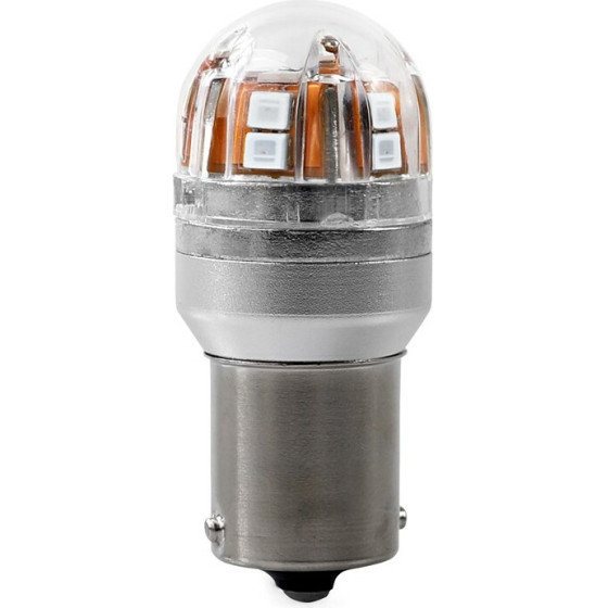 M-Tech P21W 12/24V BA15s 15xSMD2835 Led ������� CAN-Bus Blister - 1 ���. - (LB826R-01B)