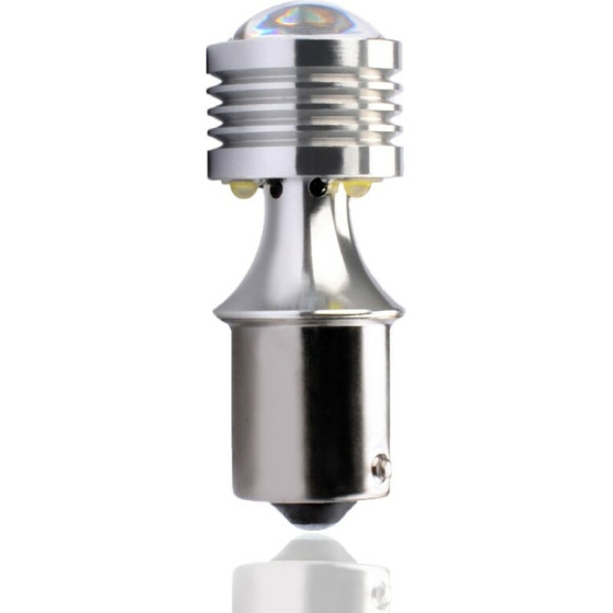 M-Tech P21W 12V Ba15s 2,2W 4xHp Led Osram ����� Blister 1���. - (LB810W-01B)
