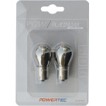 M-Tech PY21W 12V 21W BAU15s 3.500K ���������� ���������� Chrome Powertec Platinum ��������� 2���. - (PTZCH36-02B)