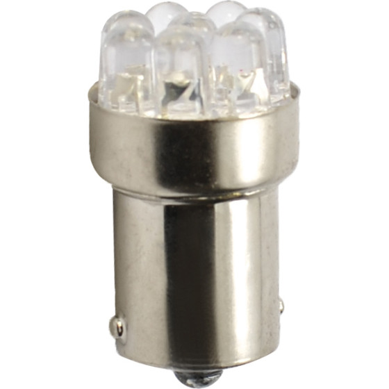 M-Tech R5W 24V P21W BA15s Led 9xFlux 5mm ������� (����������) 1���. - (L933Y)