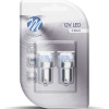M-Tech R5W/R10W 12V BA15s Led 9xSMD3014 ������� (����������) Blister 2���. - (LB033R)