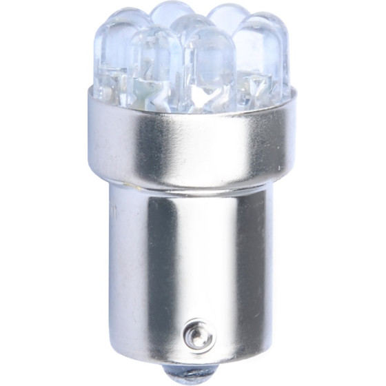 M-Tech R5W/R10W 12V BA15s Led 9xSMD3014 ������� (����������) Blister 2���. - (LB033R)