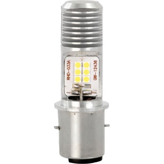 M-Tech S2 BA20D 10-80V 12W 12x3030SMd Led 1.200lm 6.000K ������ ����������� Blister - 1 ���. - (LB552W-01B)