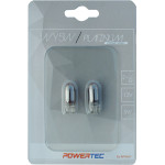 M-Tech T10 W5W 12V 5W W2,1x9,5d 3.500K 130% (������� �������) ������ ��������� Powertec Platinum 2���. - (PTZCH28-02B)