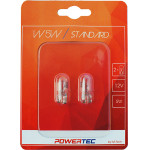M-Tech T10 W5W 12V W2,1x9,5d (������� �������) Powertec Standard �������� 2���. - (PTZ12-02B)