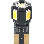 M-Tech T10 W5W 12V W2,1x9,5d 4xSMD5630+1xHp CAN-Bus ����� ����� (������� �������) Blister 2���. - (LB804WW)