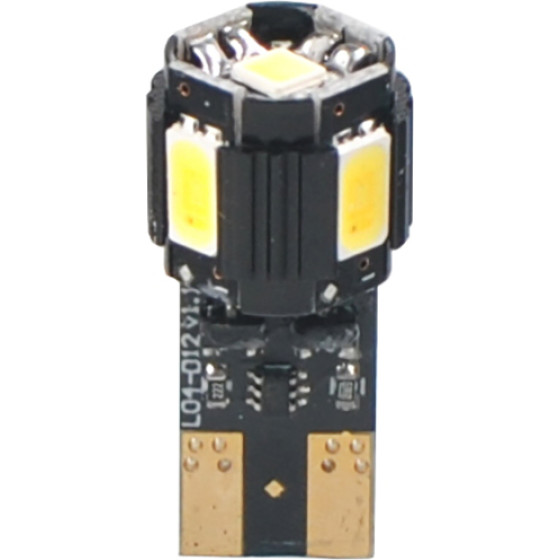 M-Tech T10 W5W 12V W2,1x9,5d 4xSMD5630+1xHp CAN-Bus ����� ����� (������� �������) Blister 2���. - (LB804WW)