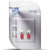 M-Tech T10 W5W 12V W2,1x9,5d Led 1xHp ������� (������� �������) Blister 2���. - (LB015R)