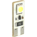 M-Tech T10 W5W 12V W2,1x9,5d Led 2xSMD5050 ����� (������� CAN-BUS) 1���. - (L301W)