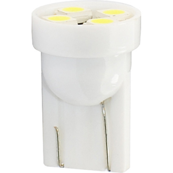M-Tech T10 W5W 12V W2,1x9,5d Led 4xSMD3528 ����� (������� �������) Blister 2���. - (LB017W)